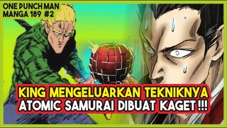 (Manga OPM 189 #2) | SUPER NGAKAK!!! Atomic Samurai Ketakutan Melihat KEKUATAN yang King Keluarkan!!