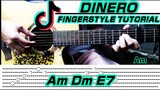 DINERO - Trinidad Cardona (Guitar fingerstyle) Tabs+Chords