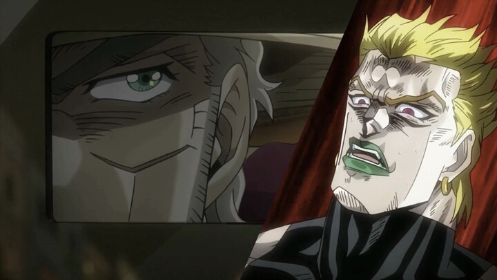 Jotaro and Joseph Speed Dio