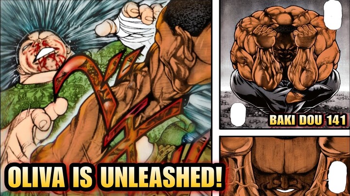 OLIVA USES THE MOST MUSCULAR POSE - BAKI DOU 141 REVIEW