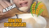 ASMR BERAS BASMATI ||RAW BASMATI RICE||BERAS ARAB || BERAS INDIA|| RAW RICE