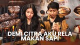 Ajak Adik Citra Makan Malam di Pinggir Jalan Bandung - Gimana Reaksinya?