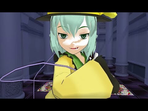 [MMD Touhou X GoW] Kratos meets Koishi