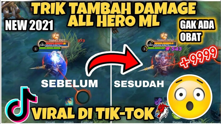 UPDATE‼️RANK BOOSTER+ TAMBAH DAMAGE ML TERBARU 2021