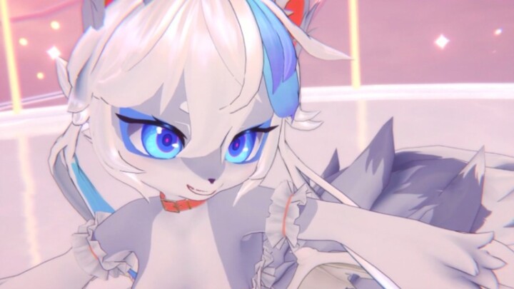 [VRChat Furry MMD] Kucing setan menari