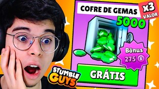 USEI A OFERTA BUGADA QUE DEU GEMAS INFINITAS PRA PEGAR AS NOVAS SKIN DO STUMBLE GUYS!