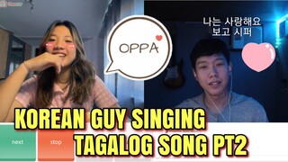 OME.TV HARANA... KOREAN GUY SINGING TAGALOG SONG PRANK PART2 ( KILIG🥰 + LAUGHTRIP😂 ) | JUN ANTHONY