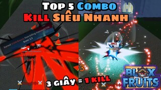 Roblox-Top 5 Combo Kết Liễu Đối Thủ Siêu Nhanh Chỉ Trong 3 giây|Blox Fruit Update 17.3