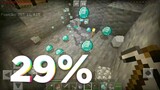 Minecraft: Pocket Edition - Quase perdi todos os diamantes que encontrei | Gameplay Survival (29%)