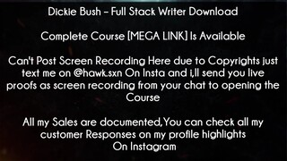 Dickie Bush Course Full Stack Writer Download