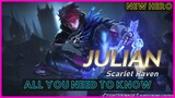 HOW TO USE THE NEW HERO JULIAN PROPERLY | JULIAN TIPS AND TRICKS | MLBB