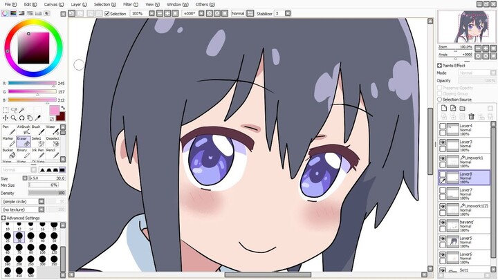 Drawing Hana Shirosaki (Menggambar Anime) by OST ANIME ID