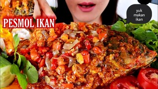 ASMR IKAN PESMOL SUPER PEDAS NIKMAT | ASMR MUKBANG INDONESIA