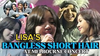 LISA SOUNDCHECK AT BORNPINK IN MELBOURNE AUSTRALIA DAY 1 | NEW HAIRSTYLE REVEALED