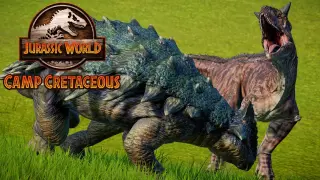 Toro FIGHTS Bumpy �� Camp Cretaceous in Jurassic World Evolution [4K]
