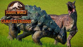 Toro FIGHTS Bumpy 🦖 Camp Cretaceous in Jurassic World Evolution [4K]