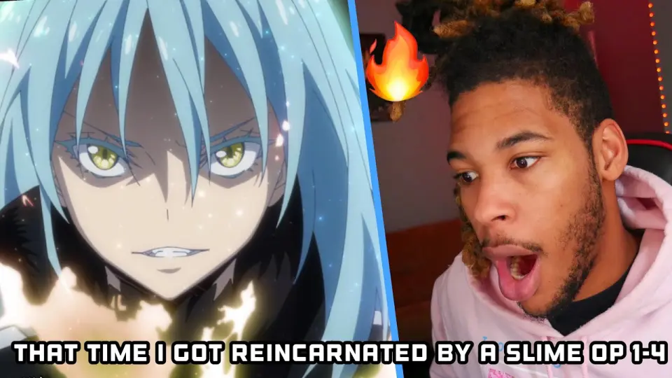 I NEED TO WATCH THIS ANIME!!! | That Time I Got Reincarnated As a Slime  Openings 1-4 REACTION!!! - Bilibili