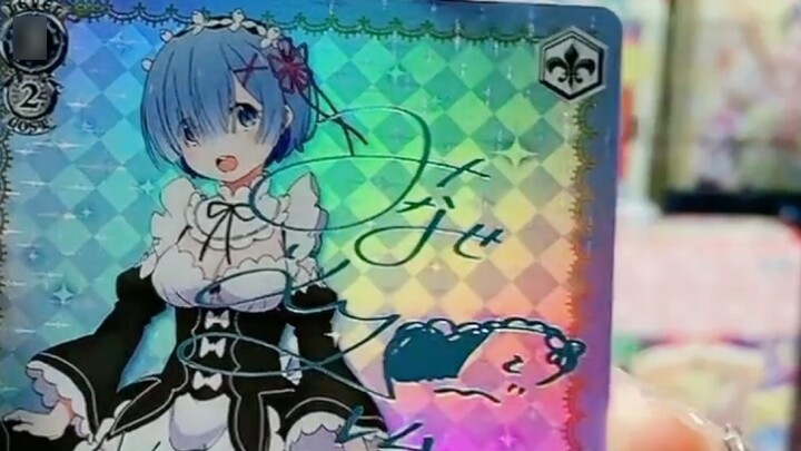 "Re:Zero -Starting Life in Another World" Rem Signature Card Which second-generation monkey can bear