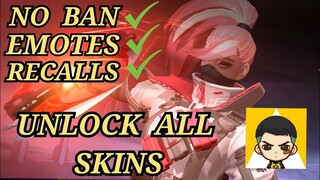 HOW TO UNLOCK ALL SKINS IN MOBILE LEGENDS, NEW UPDATE MOD SKIN INJECTOR NO PASSWORD √