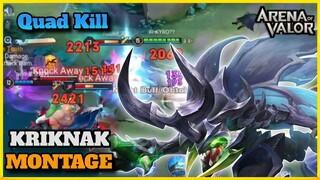 AoV: Kriknak Quad Kill Montage | Arena of Valor | KYRO??