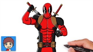 Cara Menggambar Deadpool – Gambar Deadpool