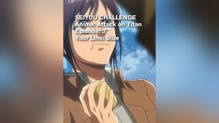 "Sasha Braus!" English Dub foryourpage fyp xyzbca anime AttackOnTitan sashabraus voiceactingchallen