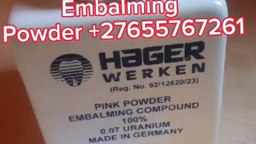 {(+2765-,576-_7261)} Hot Hager Werken Embalming Compound Pink Powder For Sale  in DURBAN,CAPETOWN