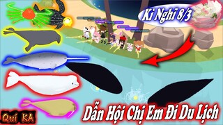 DẪN HỘI CHỊ EM PHỤ NỮ ĐI "DU LỊCH SĂN CÁ HIẾM" NHÂN NGÀY 8 THÁNG 3 | PLAY TOGETHER | QUÍ KA