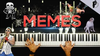 MEME SONGS ON PIANO