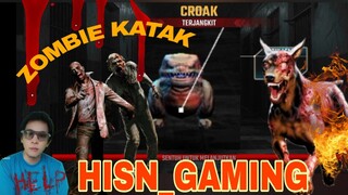 main game zombie fire 3D.  menghadapi zombie katak. kecil sulit di tembak