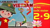 Chào mừng Quốc Khánh 2/9 xây bản đồ Việt Nam trong Play Together | Nhà của tui tập 2