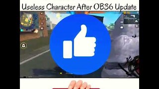 Useless Character After OB36 Update #shorts #short #freefire