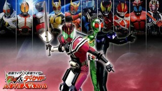 Kamen rider X w & decade movie war sub indo