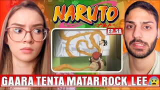 (NARUTO E SHIKAMARU VS GAARA 🤯) Professora de Geografia ASSISTE NARUTO｜EPISÓDIO 58｜REACT