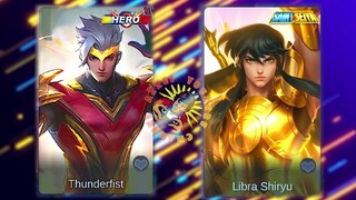 Chuo Libra Shiryu VS Thunderfist Hero Skin | MLBB Comparison