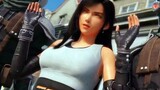 The most rushing fantasy Tifa: Let me climb the horizontal ladder wearing such astringent clothes?