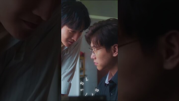 😏Yuan smiling after each flirting❤️‍🔥Quian dared to kiss him🥵 #BL #Unkwon #blkiss #blseries