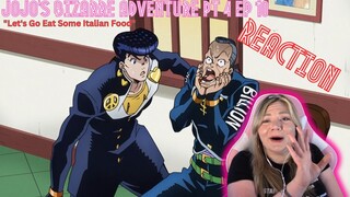 Jojo's Bizarre Adventure Part 4 Ep 10 "Let's Go Eat Some Italian Food" - reaction & review