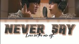 Never Say ( เพลง ) | Fort - Peat | Ost. บรรยากาศรัก เดอะซีรีส์ Love in The Air