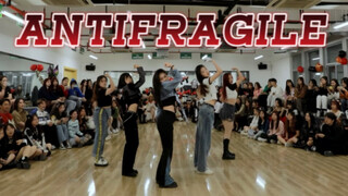 大三学姐组 万圣节快乐打歌 LESSERAFIM《ANTIFRAGILE》全曲