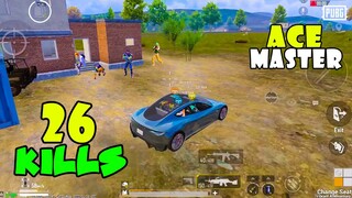 26 KILLS WITH TEAMATES IN ACE MASTER | PUBG MOBILE GAMEPLAY | HARDMANTRICKS