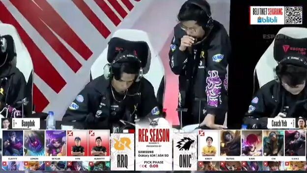 RRQ HOSHI VS ONIC GAME 2 MPL ID S11