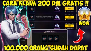 DIAMOND EARN BACK !! CARA KLAIM / AMBIL 200 DIAMOND GRATIS !! - GARENA FREE FIRE