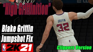 Blake Griffin Jumpshot Fix NBA2K21 with Side-by-Side Comparison