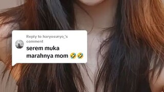 serem muka marahnya mom 🤣🤣