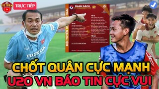 U20 Việt Nam Loại 10 Cầu Thủ Chốt Quân Cực Manh Đấu indonesia Giải U20 Châu Á