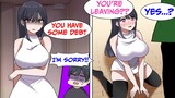 I Thought The Hot Woman Came To Collect My Debt But She Won't Leave Me Alone (RomCom Manga Dub)