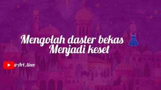 Mengolah daster menjadi keset Kali diy