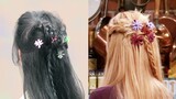 [Kiểu tóc của bạn bè] Hướng dẫn tạo kiểu tóc nửa đầu và phụ kiện tóc cho Phoebe