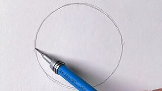 Dạy bạn cách vẽ một người phụ nữ xấu trong 60 giây. Đầu tiên chúng ta vẽ một vòng tròn...